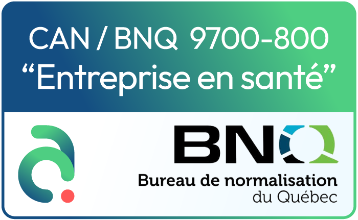 CAN BNQ 9700-800 Entreprise en santé